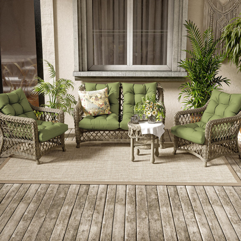 Outdoor/Indoor Seat / Back Cushion, Light Green
