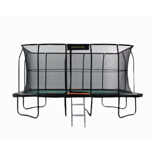 JumpKing Pro-Series 10'x16' Rectangle Trampoline - Outdoor/Indoor Recreational Trampoline with Enclosure Net - Professional Trampoline, Perfect Holiday Gift for Kids, Adults, Family for Fun & Fitness