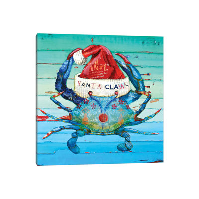 Santa Claws 1 Piece Wrapped Canvas Painting