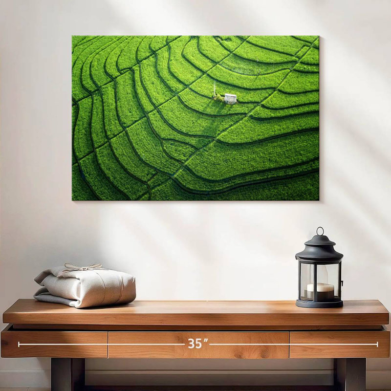 Alvord Rice Terraces Of Bali, 16" H x 24" W