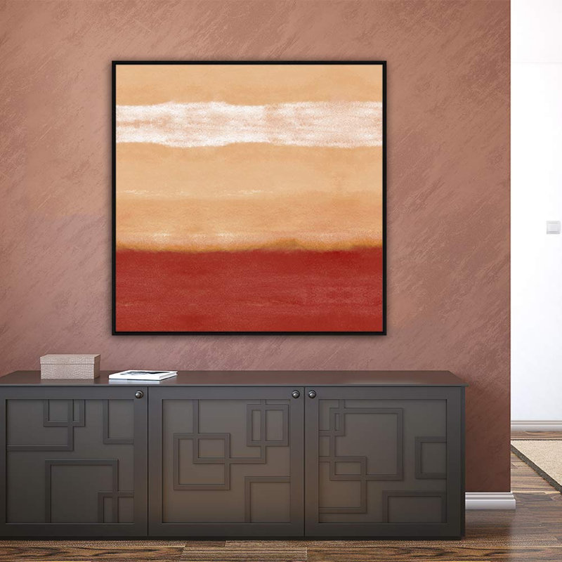H10 Abatract, reproduction d'art sur toile, Noir, H 16 po x l 16 po x P 1,5 po