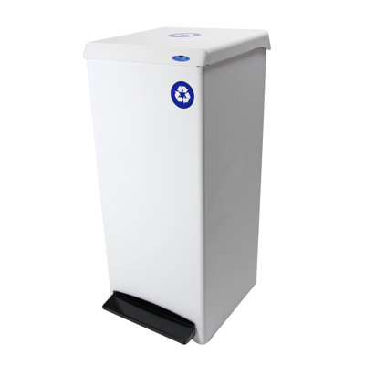 Poubelle à pédale en acier inoxydable 25,1 gallons