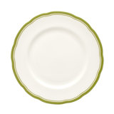 Scalloped Edge Ribbon Handmade Bone China Appetizer Plate