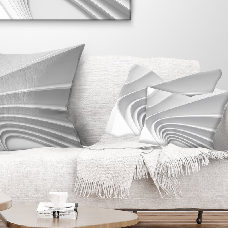 Coussin lombaire à couches vagues 3d