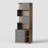 Adonia 74.4"H Corner Bookcase With 3 Drawers And Built-In Outlet - 6 Tier L-Shaped Corner Storage Shelf For Living Room, Home Office-705493909