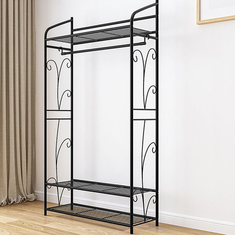 30.7'' Metal Clothing Rack, Black