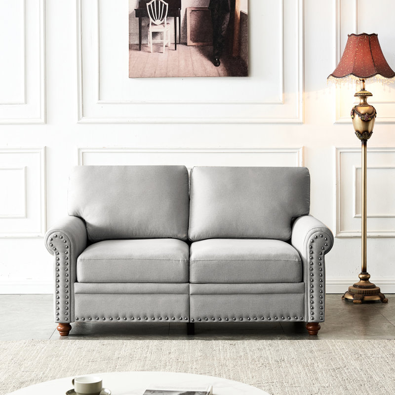 Tissu gris avec cadre et revêtement caché