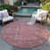 Machine Washable Indoor/Outdoor Xhevrie Blush Rug