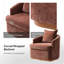 Berklie 31"W Modern Swivel Armchair With Curved Backrest Set Of 2-151285513