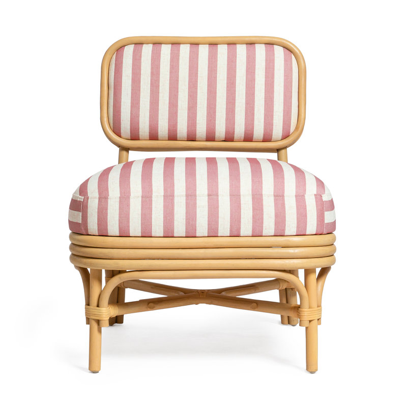 Fauteuil d'appoint Dorine Cherry, Rouge