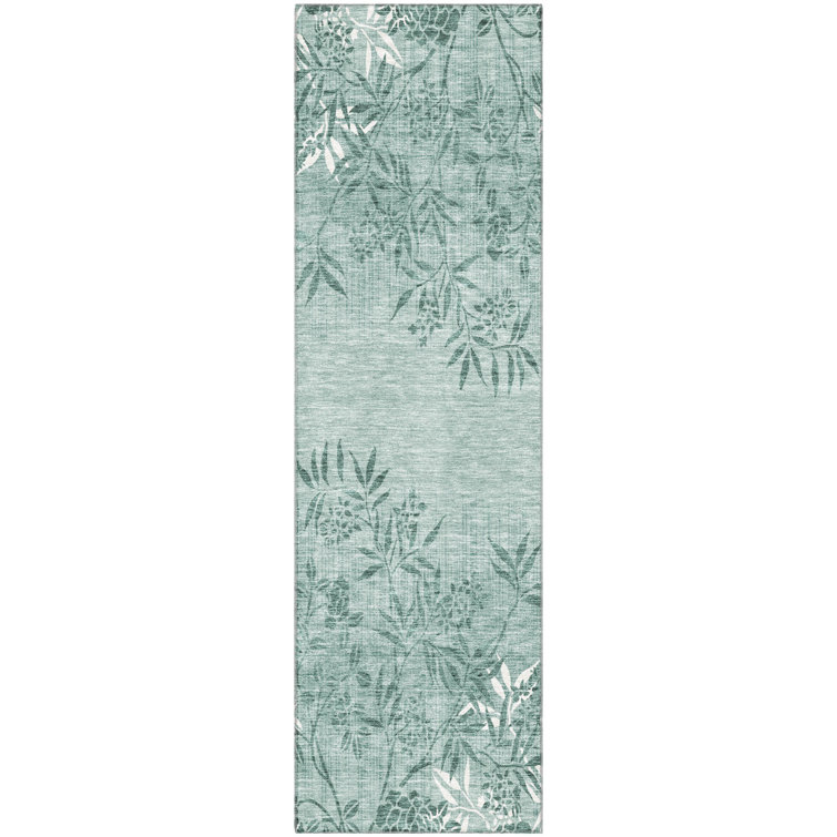 Premium Machine Washable Prisco Sage Rug