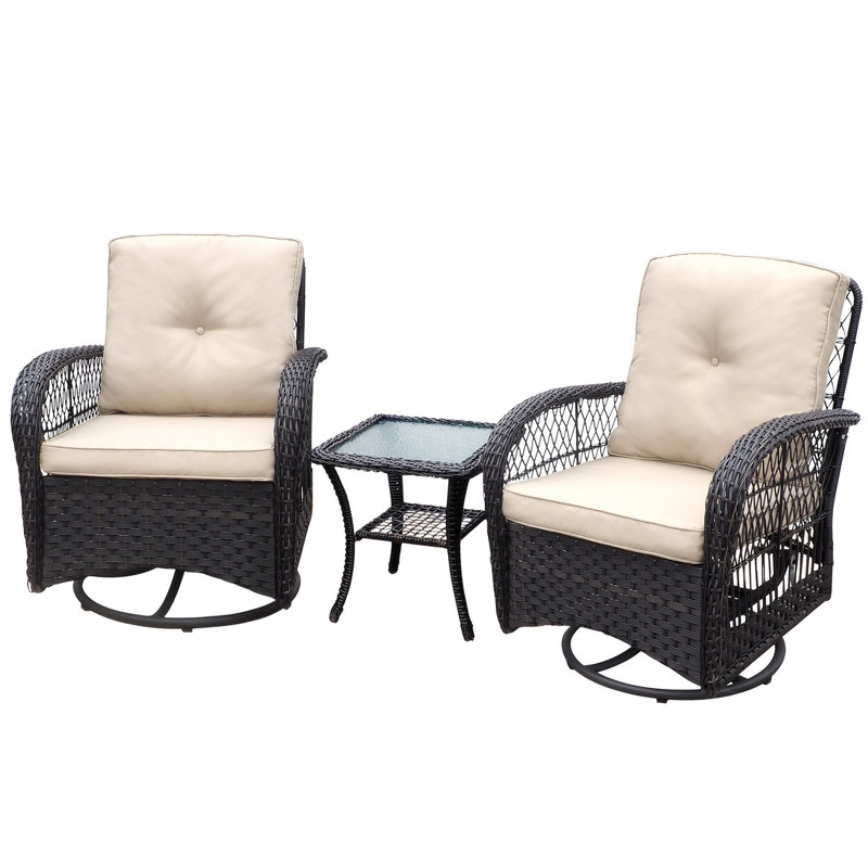 Chaise berçante Lynnwood, Brun