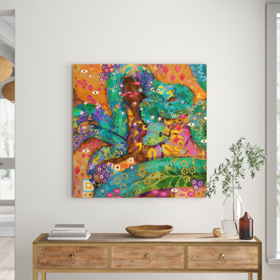 Evelia - Wrapped Canvas Painting