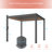 LED Adjustable Aluminum Pergola with Louvers with Lights for Patio-104882003-104882004