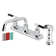 Kaiser Double Handle Kitchen Faucet with Side Spray