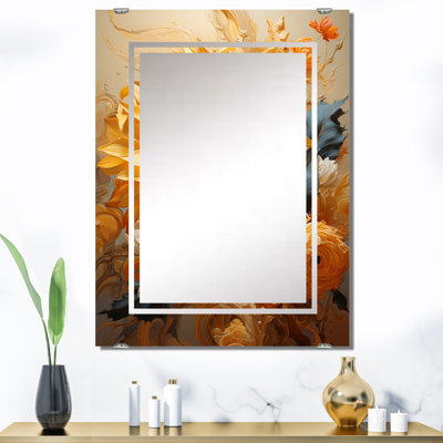 Orenstein - Grand miroir mural tournesols MIR141733