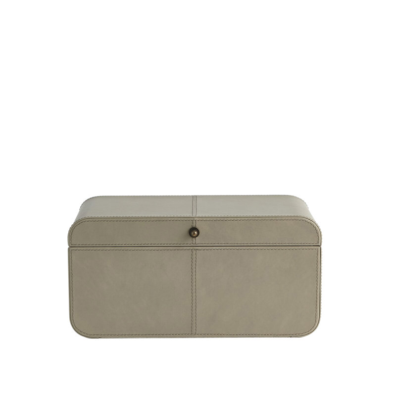 Boîte de coin incurvée - Gris clair - Sm, H 6,75 po x l 9,5 po x P 6,75 po, gris