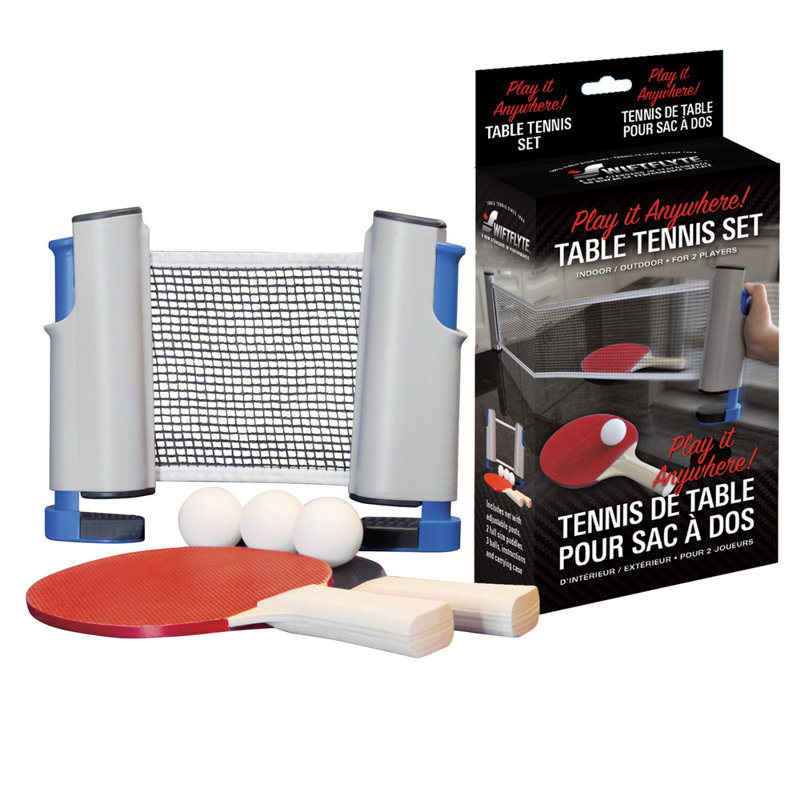 Swiftflyte™ Play it Anywhere Portable Table Tennis/Ping Pong Complete Game Set