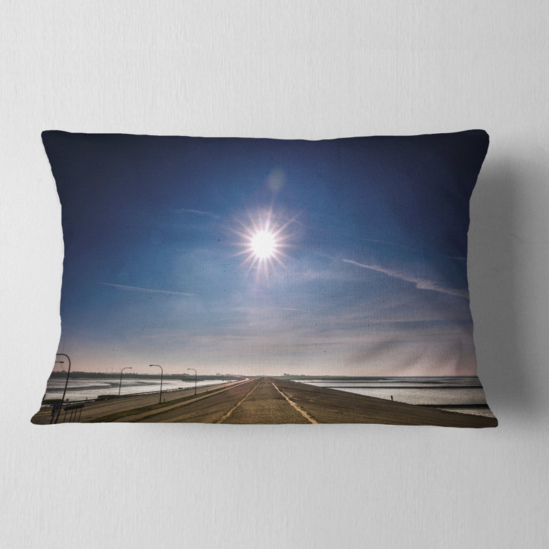 Coussin réversible Landscape, Rectangle 12"H x 20"W, Coussin lombaire