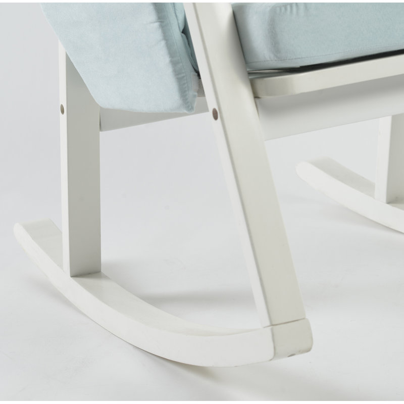 Chaise berçante Aadrian, Bleu
