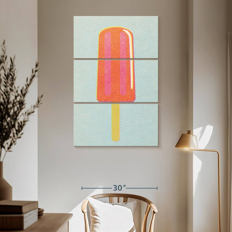 Yarlin Popsicle, 65" H x 42" W