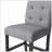 5-Piece Counter Height Dining Set Wood Square Dining Room Table And Chairs Stools W/Footrest & 4 Upholstered High-Back Chairs,Black