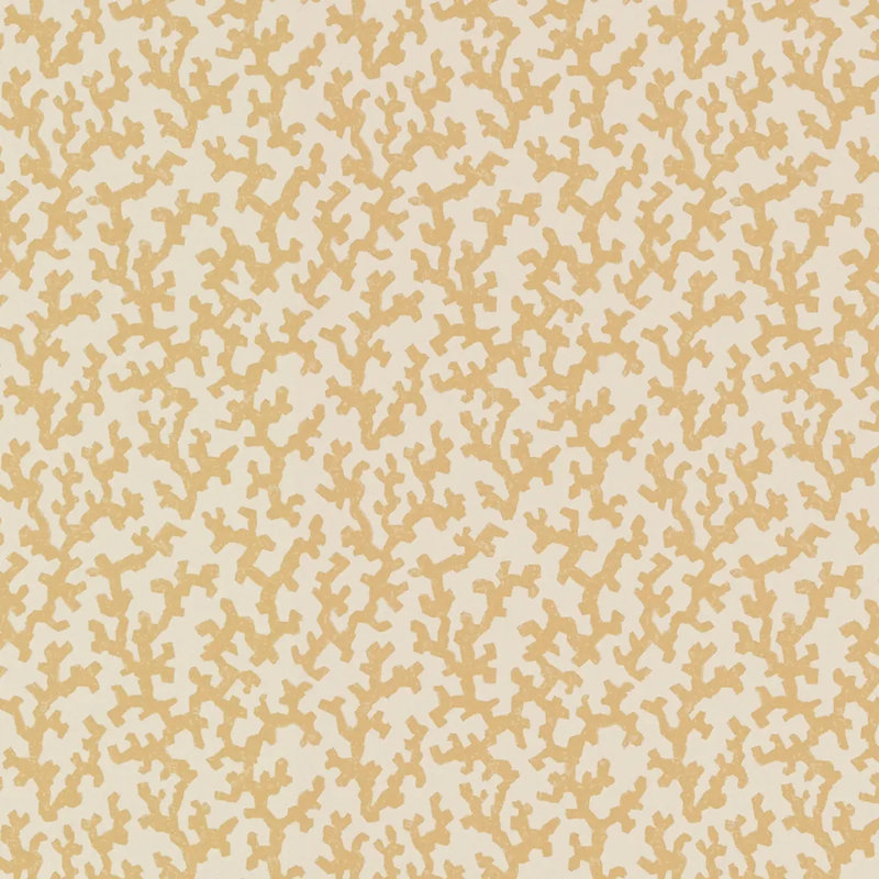 Schumacher x Veere Grenney Folly Wallpaper, Straw
