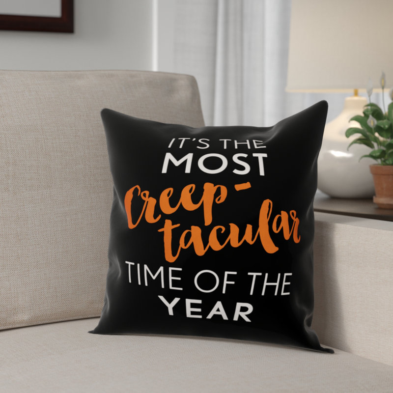 Coussin creeptacular time of the year, Extérieur