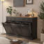 Poubelle en bois manufacturé - 30 gallons-110886364
