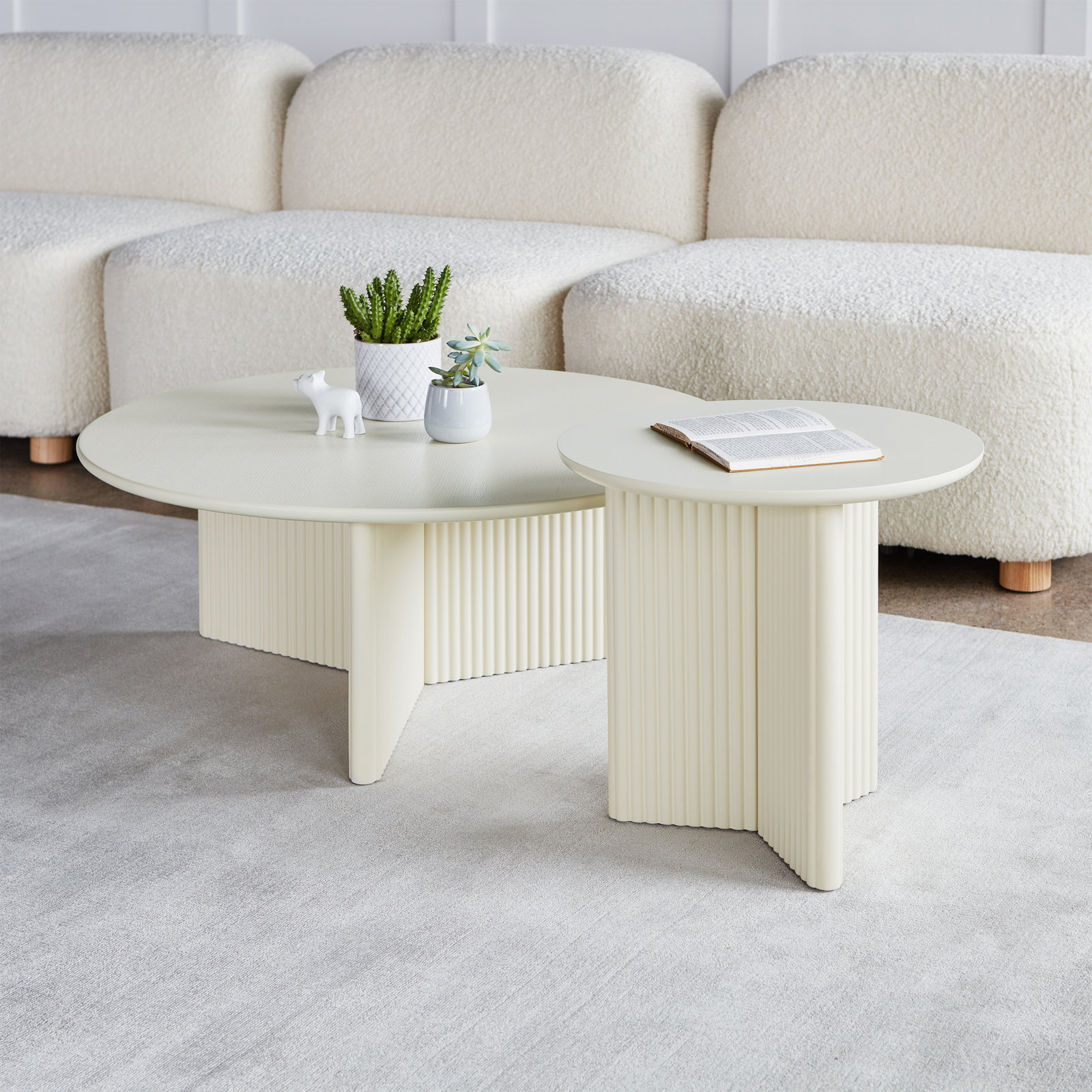 Odeon End Table, Pearl
