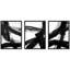 «Black Mark», ensemble d'art mural sur toile encadrée par Amy Lighthall-194255137-194255143