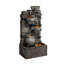 Teamson Home 73cm Outdoor 4-Tier Cascading Water Fountain with LED Lights-132277175