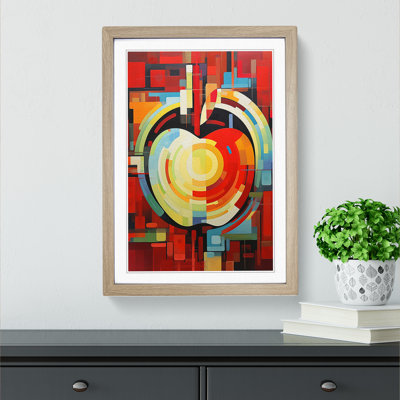 Apple Constructivism No.2 - Framed Print