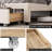 Full Size Upholstered Bed Frame with Wooden Slats Support and Charging Station,No Box Spring Needed-1359904379-1359904378
