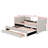 Twin-Sized Upholstered Daybed Including Trundle Bed And 3 In-Built Storage Drawers-1862426147