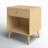 Vansant 1 - Drawer Nightstand with Drawer and Open Compartment, Solid Wood Legs-1069273055