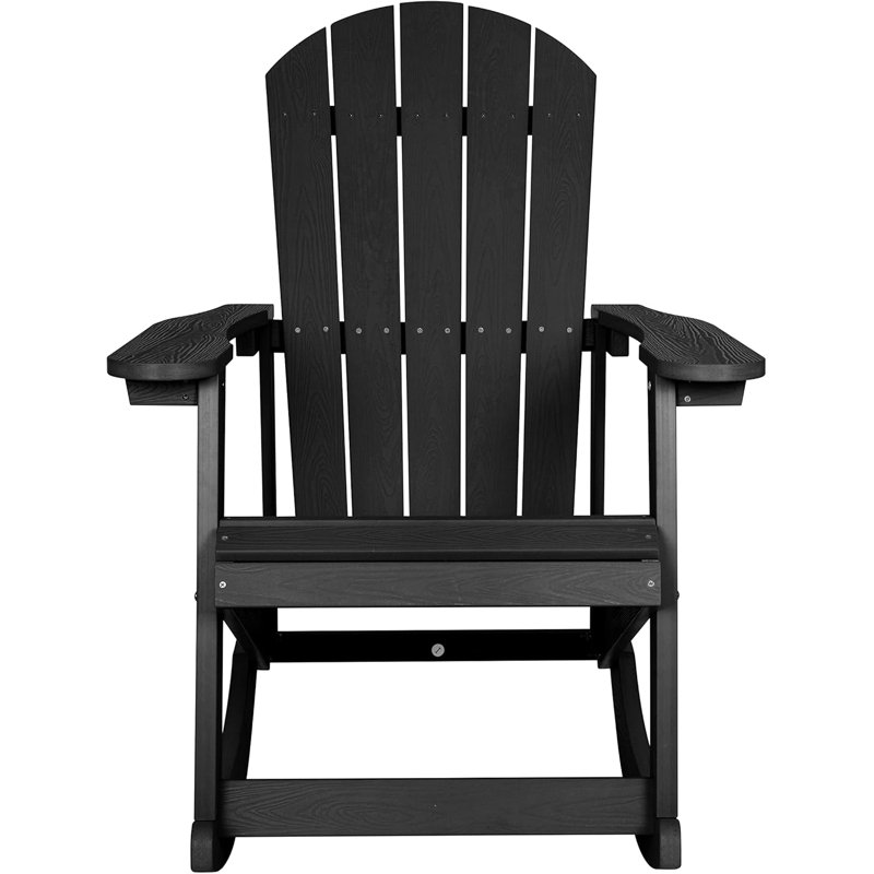 Chaise berçante Adirondack Savannah, Noir