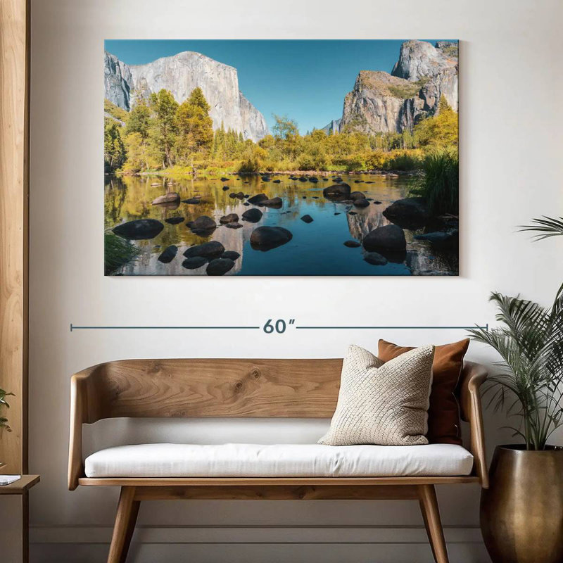 Alvord Yosemite Crystal Lake, H 34 po x l 51 po