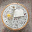 Table basse 31,50 "avec rangement ouvert