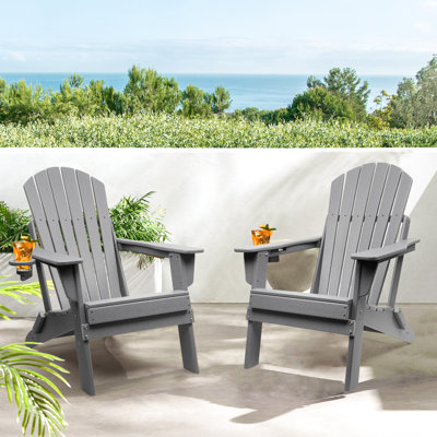 Carbondale Foldable Outdoor Adirondack Chair