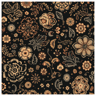 Toile de galerie à motif floral en plusieurs tailles