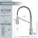3-in-1 Pull Down Single Handle Kitchen Faucet with Drinking Water Filter Function