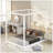 Canopy Platform Bed With Support Legs-825950178-811888655