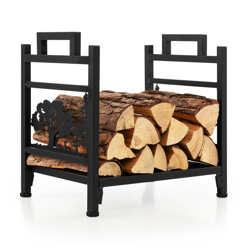 Siaosi 45cm W Metal Log Rack