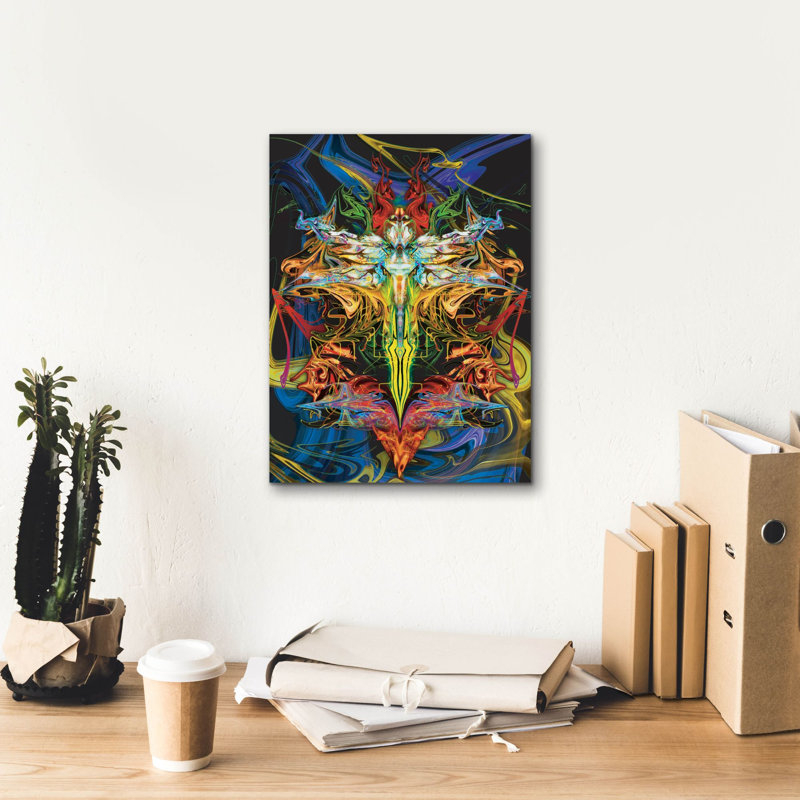 'Dragon Fly-01' by Michael Stewart Canvas Wall Art, 16" H x 12" W x 0.75" D