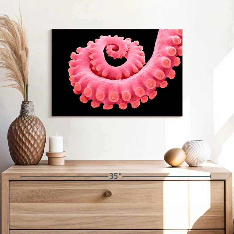 Brampt Pink Octopus Tentacle, 16" H x 24" W