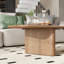 Table basse en bois de frêne noyer | Bois massif et bois aggloméré | Minimaliste moderne pour petits espaces