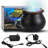 Halloween Mist Maker Fogger Witch Cauldron Fog Maker Fog Machine with Handle 12 LED Lights