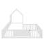 Lit simple au sol avec porte et garde-corps pleine longueur, lit double pour enfant, conception multifonctionnelle, blanc-1375881463-1375881465