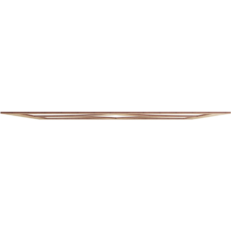 Médaillon de plafond ajouré en bois Statesman, Chêne rouge, H 32 po x l 32 po x P 0,25 po